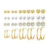 Set de Joyería Transfronterizo Europeo y Americano de Amazon de 58 Piezas, Anillos, Collares de Amor Infinito, Pulseras Apilables, Pulseras, Joyería para Mujeres