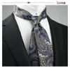 Tie homens formal terno de negócios 8cm hand-made cor clara escuro noivo com moda coreana listrado estilo britânico