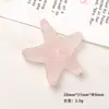 Accesorios de Resina DIY de Dibujos Animados, Piezas Decorativas, Estrella de Mar, Pegamento de Crema, Pinzas para el Cabello, Fundas para Teléfono, Hebillas para Zapatos, Llaveros, Colgantes