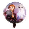 Globos de Papel de Aluminio de Dibujos Animados Frozen en Stock Elsa Anna Princesa Olaf Suministros de Decoración para Fiesta de Cumpleaños Infantil