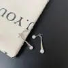 Oferta especial: Design Único, Superfície Fotossensível, Brincos de Pérola em Forma de Gota d'Água, Elegante, Luxo Leve, Simples, Moderno, Joia de Orelha Versátil