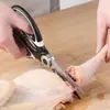 Tijeras para el hogar de acero inoxidable fuertes tijeras para huesos de pollo tijeras para matar pescado cocina especial multiusos para alimentos tijeras grandes comerciales