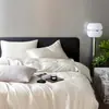 Crepúsculo Suave Lujoso nuevo juego de cuatro piezas de Tencel Lenzing importado de Austria en ropa de cama de color sólido bicolor Morandi