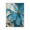 Decoração de casa moderna Sala de estar Quarto Pintura decorativa Flor azul Planta Canvas Poster Pendurado Pintura Núcleo de pintura sem moldura
