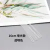Etiqueta de Bagagem Colorida Fosca com Cordão Transparente de PVC para Cartão de Identificação/Informação em Estoque 160*2,5mm