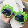 Gafas de Dibujos Animados Lindas y Modernas, Gafas de Sol Divertidas de Dinosaurio para Niños, Gafas de Sol Anti-UV para Niños y Niñas, Gafas de Sol Modernas para Proteger del Sol