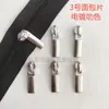 Cremallera de Nylon No.3 Cabezal Marcas de Punto Gran Colección Pieza Cuadrada de Aleación Engrosada Bolso Equipaje Cabezal de Cerradura Metálico