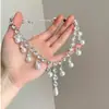 Collar de Doble Capa con Perlas Blancas Estilo Francés Femenino para Mujer, Cadena Versátil Artística de Clavícula en Capas de Alta Gama