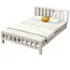Cama de Hierro Moderna y Sencilla Cama Doble de Hierro de 1.8m Reforzada y Engrosada Cama Individual de 1.5 Cama de Marco de Hierro Sencilla Tipo Económico