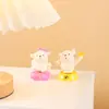 El Perro Especial Ha Llegado: Caja Sorpresa Giratoria con Figura de Resina de Cachorro Lindo, Regalo del Día Nacional, Decoración de Escritorio