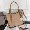 Bolsa tote casual de grande capacidade para mulheres, modelo novo 2026, estilosa e versátil, pode ser usada sob o braço, como bolsa de ombro ou como bolsa de mão