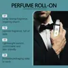 Perfume Roll-On para Hombre Fragancia Natural Fragancia Ligera y Duradera Aporta Encanto Romántico Portátil Perfume para Hombre