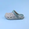 Zuecos para Mujer para Uso en Exteriores, Antideslizantes, de Suela Gruesa, Adecuados para Enfermeras, de Punta Cerrada, Casuales, Modernos, con Bloques de Color, Sandalias de EVA con Suela Suave