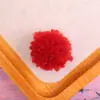 Bolas de Hilo Lindas de 30 mm, Bolas Redondas Pequeñas Hechas de Poliéster, Accesorios de Flor para Ropa y Zapatos DIY, Accesorios para el Cabello, Materiales para Pinzas de Cabello