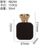 Botellas de Perfume de Vidrio en Stock 50ml Tapa de Presión Botellas de Vidrio Transparentes para Perfume Botellas Dispensadoras Cosméticas Botellas Vacías al por Mayor