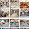 Alfombras para Salas de Billar Completamente Instaladas, Ignífugas y a Prueba de Fuego, Alfombras Acústicas Impresas Personalizadas para Salas de Billar, Cubrimiento Total de Área Grande