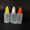Fabricante em estoque frasco gota d'água 2ml-50Ml atacado 30ml pequeno frasco plástico conta-gotas frasco de pigmento químico líquido