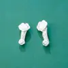 Accesorios de Plata Pura S999 Retro 3D Plata Dura Personaje de Bendición Deseo Auspicioso Agujero Recto Cuentas Espaciadoras Cuentas Colgantes Material de Cuentas