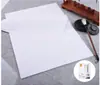 Xiwenge 8 Aberturas 4 Aberturas papel para prática de caligrafia e pintura atacado 4K sem grade máquina Xuan meio cozido papel Xuan 40 sacos