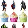 Conjunto Colorido de Inserções Pequenas com Tema do Homem-Aranha Marvel Homem-Aranha Homem-Aranha Bonito Inserção para Festa de Aniversário
