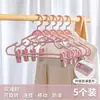 Percha para ropa doméstica, antideslizante, sin marcas en los hombros, pinzas antideslizantes, adecuada para Hanfu y ropa JK, multifuncional, sin abultamientos, pinzas para pantalones, soporte de hombro ampliado