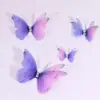 Super hada 2-5cm tul de doble capa mariposa tridimensional DIY maquillaje facial accesorios para uñas materiales de decoración de regalo