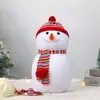Decoraciones de Navidad Muñeco de Nieve Figura Muñeco Adorno Regalo de Navidad Accesorios para Árbol de Navidad Gorro de Santa Muñeco de Nieve