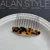Un Nuevo Peine de Acetato Estilo Coreano de Lan, Peine de Onda Versátil y de Alta Gama, Accesorio para el Cabello para Peinados Recogidos y Flequillos, Accesorio para el Cabello para Mujer