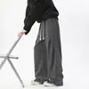 Pantalones Casuales para Hombre Color Marrón Melard, Nueva Temporada Primavera/Otoño Marca de Moda Estilo Americano, Ajuste Holgado Versátil Pantalones Deportivos de Color Sólido