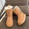 Botas de Invierno de Caña Media con Hebilla Doble para Mujer, Suela Gruesa, Aumento Interno, Gamuza, Con Forro de Terciopelo, Calientes, Antideslizantes y Resistentes al Desgaste