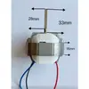 5816 Ventilador de Circulación de Motor de Aluminio Motor de Ventilador de Circulación Tres Cables Dos Velocidades Accesorios para Ventilador de Circulación--Tiene Óxido, Por Favor Considere Cuidadosamente Antes de Comprar