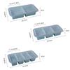 Nuevo Molde de Silicona Bicolor para Pastel de Grado Alimenticio Molde para Gelatina Refrigerador Horno Microondas Molde para Pastel para Hornear Universal