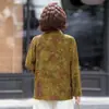 Nueva colección de otoño y primavera: Camisa básica de manga larga con cuello para mujer, 2026, camiseta estampada elegante, estilo de longitud media, diseñada para mujeres de mediana edad y mayores