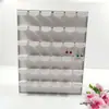 Suporte de Exibição de Brincos Vertical Couro Escovado Grande Capacidade Suporte de Exibição de Joias Rack de Armazenamento para Visualização de Brincos em Transmissão ao Vivo