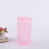 Bolso de Mano Engrosado para Vino Bolsa de Embalaje Suave de Plástico para Vino Tinto Regalo Bolso de Mano Transparente de PVC con Logotipo Impreso