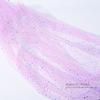 Tejido de Malla Color Hilo de Estrella Tejido Ropa Infantil Vestido de Princesa Vestido de Muñeca Decoración de Fondo Mágico Multicolor de Hilo de Estrella de Cinco Puntas