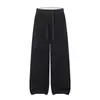 Calça Casual de Veludo Cotelê para Homens, Marca de Moda Streetwear, Calça Reta Solta de Cor Sólida, Simples e Versátil, Calça Longa com Cintura Elástica