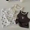 [Liquidación] Heyhoney Conjunto de Tres Piezas de Chaleco de Verano para Niños, Niños y Niñas, Empaque en Caja de Regalo