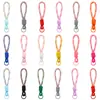 Cuerda de Muñeca Anti-Pérdida Transfronteriza Llavero de Cuerda Tejida a Mano Lanyard de Dos Colores para Teléfono Móvil Lanyard para Funda de Teléfono Móvil Llavero