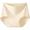 Algodón Puro de Cintura Alta 10A Antibacterianas con Entrepierna Extendida Talla Grande de Algodón Puro para Mujer de Cintura Alta Color Sólido con Entrepierna Extendida Calzones de Algodón