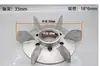 Aspa de Ventilador de Aluminio para Motor 3KW-22KW Motor Aspa de Ventilador de Alta Temperatura Aspa de Ventilador con Núcleo de Hierro Y100Y200Y160 Ventilador de Aluminio