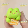 Figuritas de Animales Mini Lindas de Dibujos Animados para Monitores de Computadora de Oficina, Adorables Decoraciones de Animales Estilo Sanador
