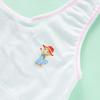Ropa interior de algodón de una sola capa al por mayor, disponible en stock, con dibujos animados para niños, cómoda y transpirable.