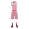 Venta al por mayor del fabricante Admite logo impreso, Transpirable de verano, Color contrastante, Cuello en V, Juego de entrenamiento, Uniforme de baloncesto