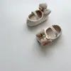2026 Nuevos Zapatos Caminadores para Bebé Estilo Coreano Antideslizantes Elásticos Anti-caída Primavera/Otoño Zapatos de Princesa con Lazo