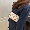 Moda Fresa Estampado Simple Trendy 2025 Gran Capacidad Elegante Nuevo Texturizado Un Hombro Bandolera Axilar