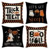 Nueva Funda de Almohada de Halloween Transfronteriza Funda de Cojín de Sofá Funda de Almohada de Lino Decoración del Hogar de Halloween Funda de Almohada