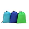 Bolsa de nylon com cordão para acabamento de roupas, bolsa de armazenamento, cordão de poliéster, atacado de fábrica