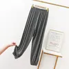 Calça Esportiva Feminina Nova 2021 Solta Algodão Fitness Cintura Alta Calça Yoga Perna Larga Casual Calça Harem