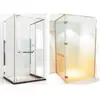 Venta Directa de Fábrica de Beijing Forma de L Normcore Ducha Marco Extremadamente Estrecho Antiexplosión Resistente y Duradero Instalación Puerta a Puerta